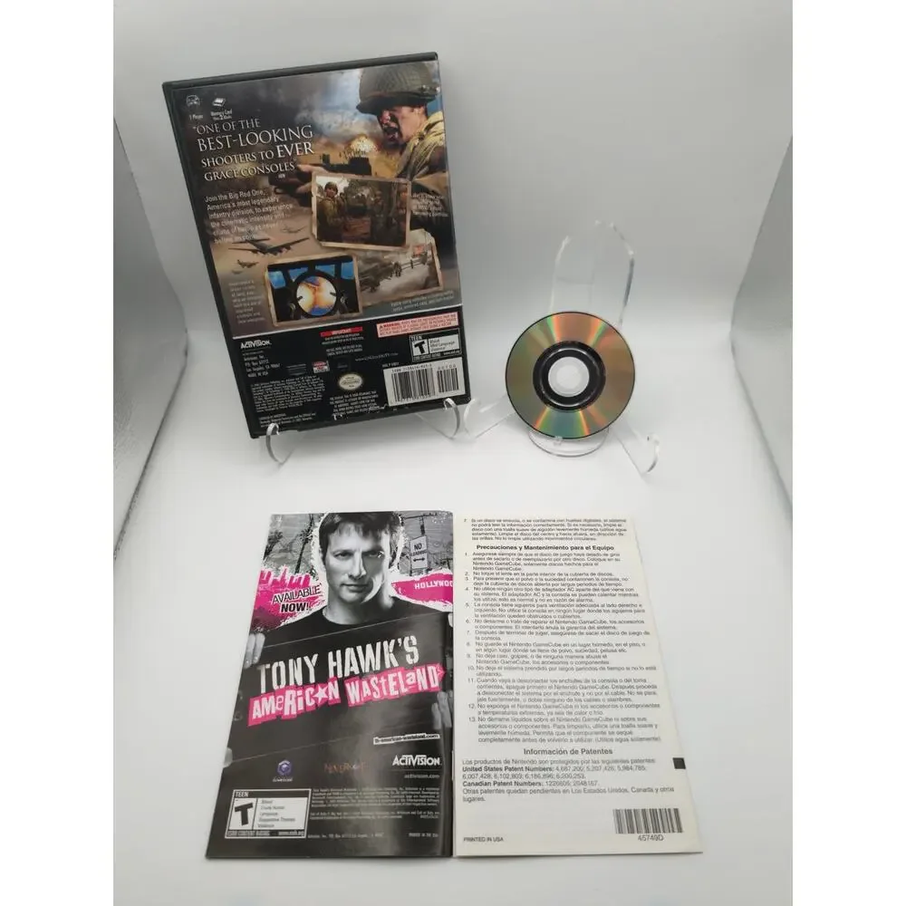 Call of Duty 2 Big Red One GameCube CIB Tested on Wii
